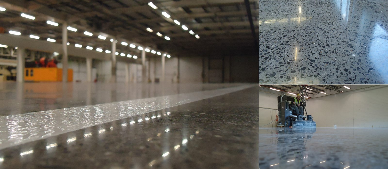 Polished concrete manufacturing floor at Toyoda Gosei in Swansea